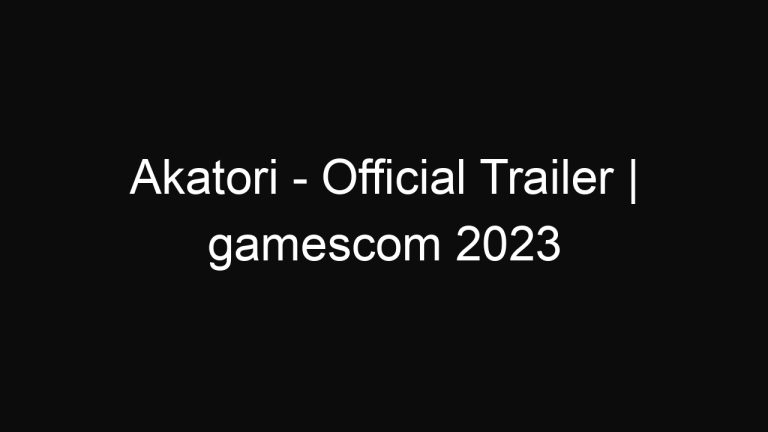 Akatori – Official Trailer | gamescom 2023
