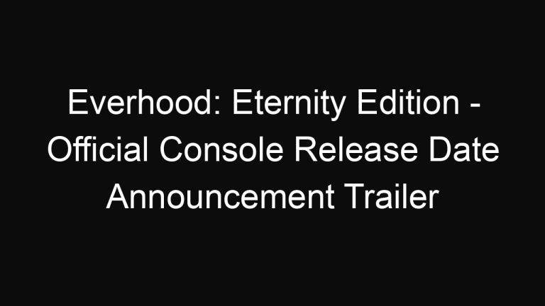 Everhood: Eternity Edition – Official Console Release Date Announcement Trailer