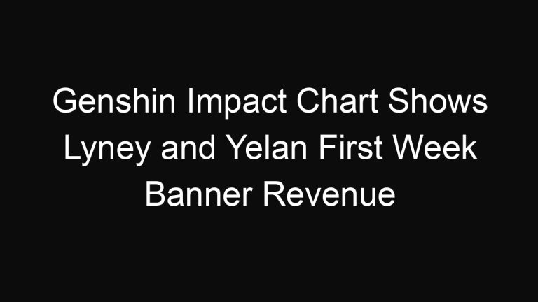 Genshin Impact Chart Shows Lyney and Yelan First Week Banner Revenue