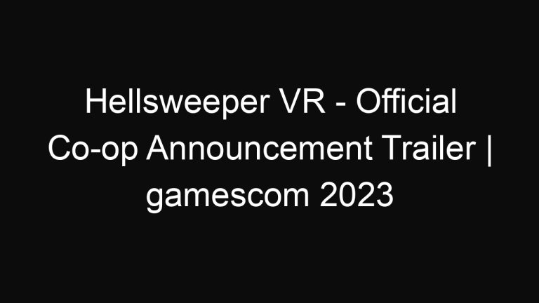 Hellsweeper VR – Official Co-op Announcement Trailer | gamescom 2023