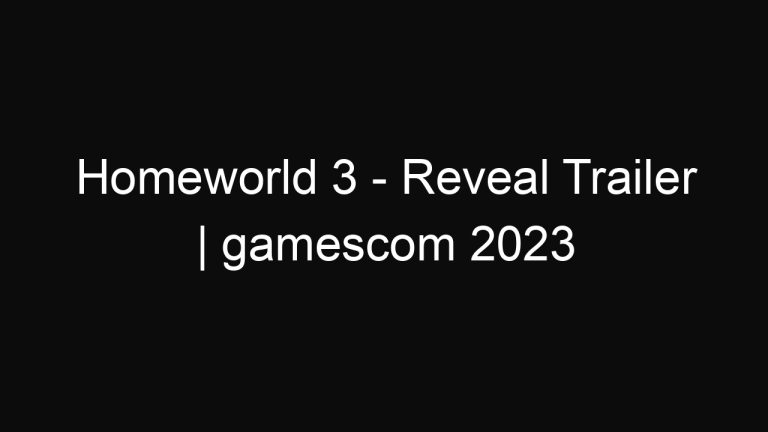 Homeworld 3 – Reveal Trailer | gamescom 2023