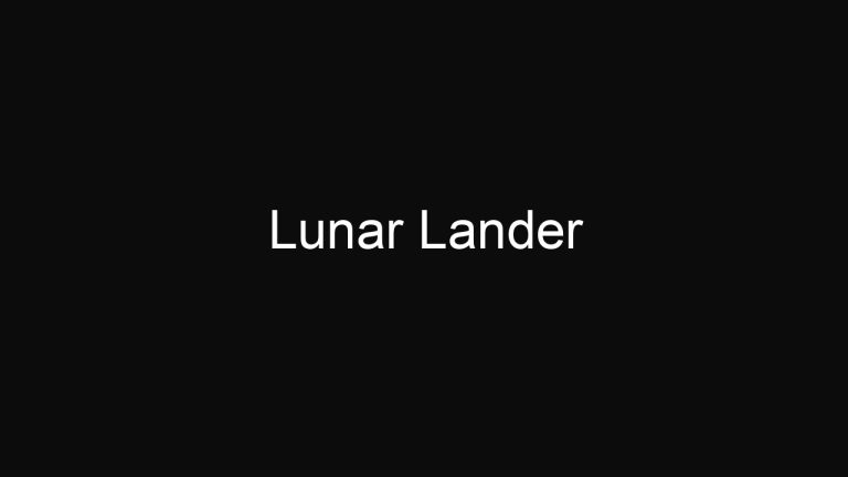 Lunar Lander