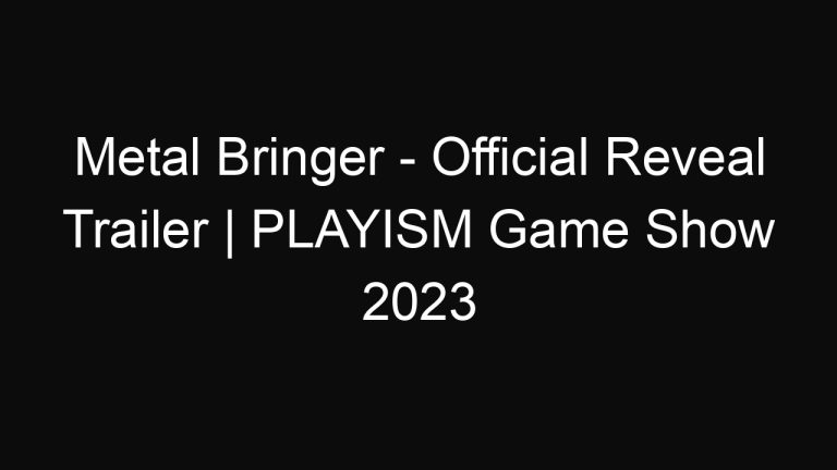 Metal Bringer – Official Reveal Trailer | PLAYISM Game Show 2023
