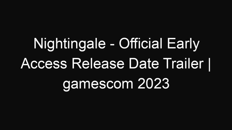 Nightingale – Official Early Access Release Date Trailer | gamescom 2023