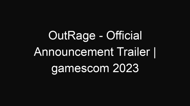 OutRage – Official Announcement Trailer | gamescom 2023