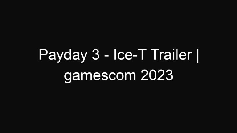 Payday 3 – Ice-T Trailer | gamescom 2023