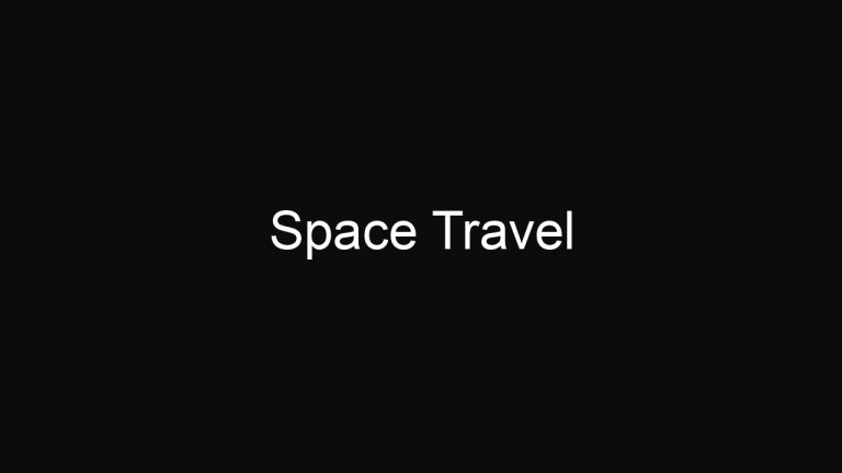 Space Travel
