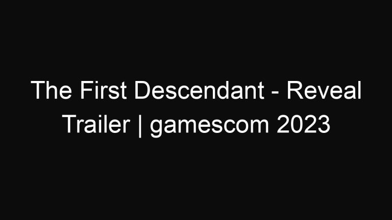 The First Descendant – Reveal Trailer | gamescom 2023