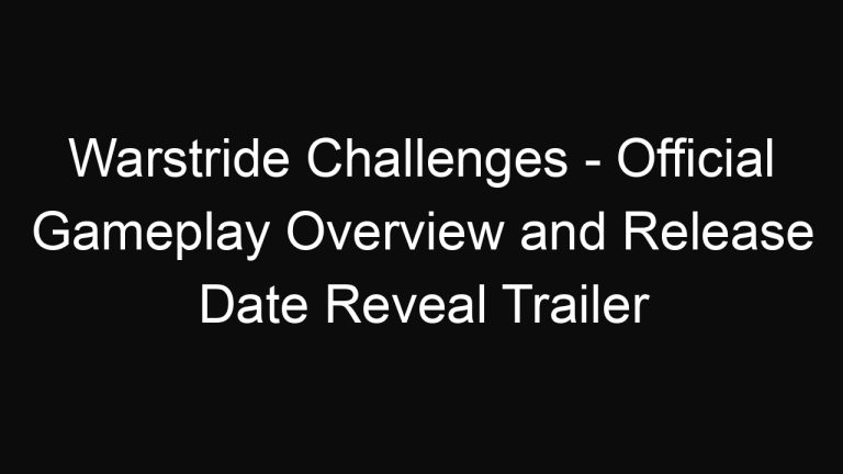Warstride Challenges – Official Gameplay Overview and Release Date Reveal Trailer